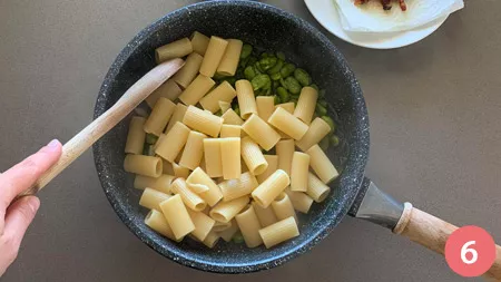Pasta fave, pecorino e finocchietto - p6