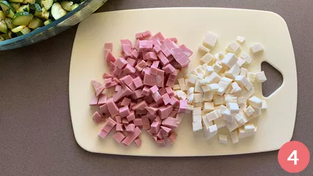 Pasta fredda con zucchine e mortadella - p4