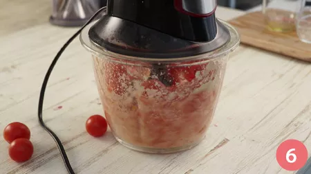 Pasta fredda con crema di pomodorini e basilico - Passaggio 6