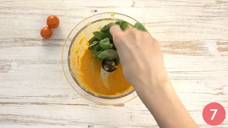 Pasta fredda con crema di pomodorini e basilico - Passaggio 7