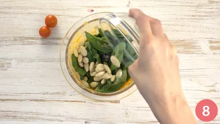 Pasta fredda con crema di pomodorini e basilico - Passaggio 8