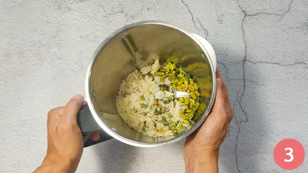 Pasta fredda pesto di pistacchi e mozzarelline - P3