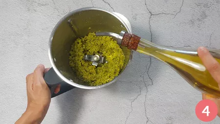 Pasta fredda pesto di pistacchi e mozzarelline - P4