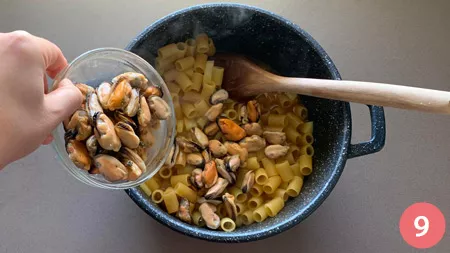 Pasta patate e cozze - p9