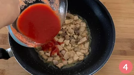 Pasta con pesce spada e melanzane - Passaggio 4