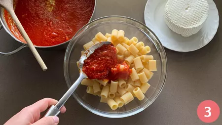 Pasta ricotta e pomodoro - P3