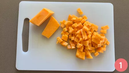 Pasta con zucca e speck - P1