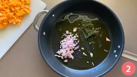 Pasta con zucca e speck - P2