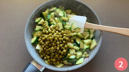 Pasta zucchine e menta - Passaggio 2
