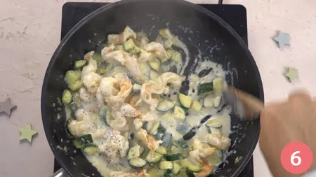 Pasta zucchine e gamberetti - Passaggio 6