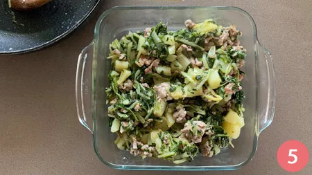 Pasticcio di patate e bietole - Passaggio 5