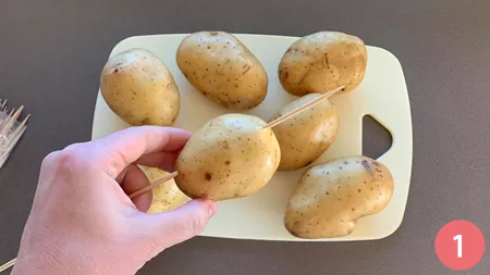 Patate Hasselback - p1