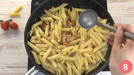 Penne al sugo di tonno e pomodorini - Passaggio 8