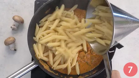 Penne alla boscaiola - Passaggio 7