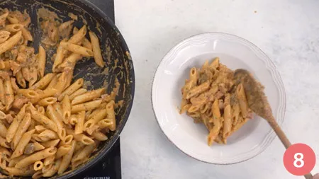 Penne alla boscaiola - Passaggio 8