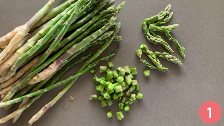 Penne alla crema di asparagi - p1