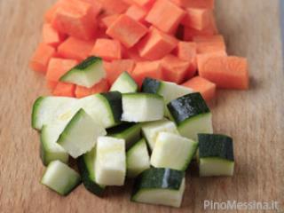 Penne zucchine e carote
