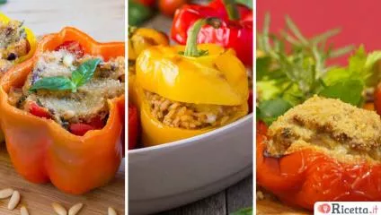 Peperoni ripieni: 3 ricette facili e veloci