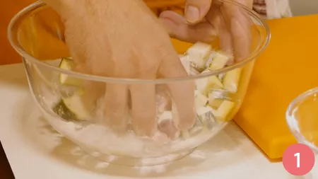 Petto di pollo con zucchine e aceto balsamico - Passaggio 1