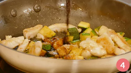 Petto di pollo con zucchine e aceto balsamico - Passaggio 4