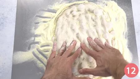 Pizza con il poolish - Passaggio 12