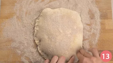 Pizza con lievito madre - Passaggio 13
