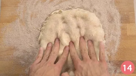 Pizza con lievito madre - Passaggio 14