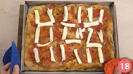 Pizza con lievito madre - Passaggio 18