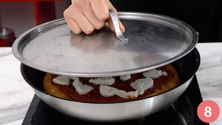 Pizza di pane - P8