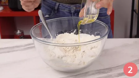 Pizza in friggitrice ad aria - P2