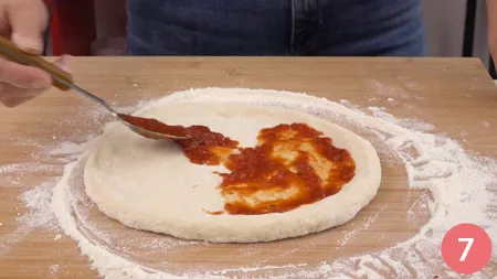 Pizza in friggitrice ad aria - P7