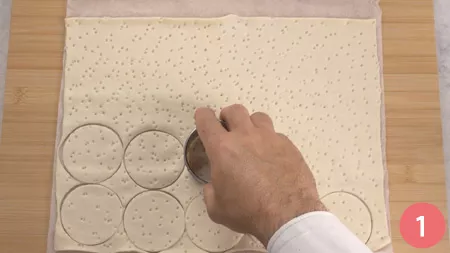 Antipasti con pasta sfoglia - Passaggio 5