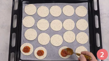 Antipasti con pasta sfoglia - Passaggio 6