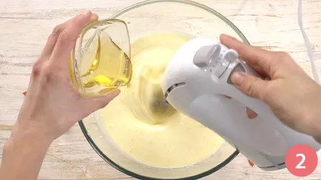 Plumcake arancia e cioccolato - Passo 2