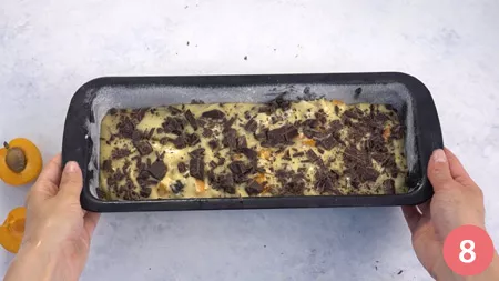 Plumcake albicocche e cioccolato - Passaggio 8