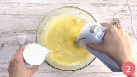 Plumcake al latte e miele - Passaggio 2