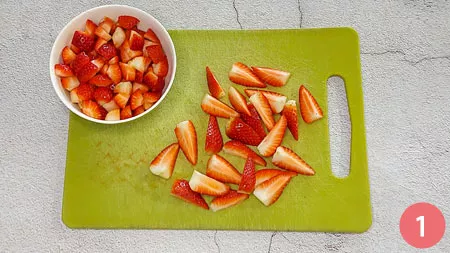 Plumcake alle fragole - P1