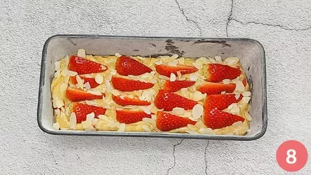 Plumcake alle fragole - P8