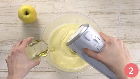 Plumcake alle mele - Passaggio 2