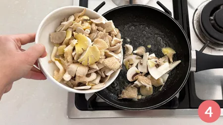 Polenta funghi e salsiccia - p4