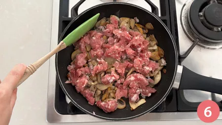 Polenta funghi e salsiccia - p6