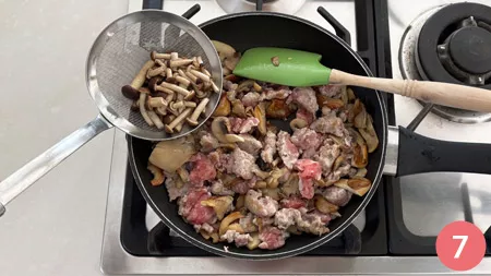 Polenta funghi e salsiccia - p7