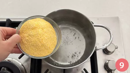 Polenta funghi e salsiccia - p9