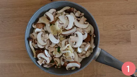 Polpette di carne ai funghi - P1