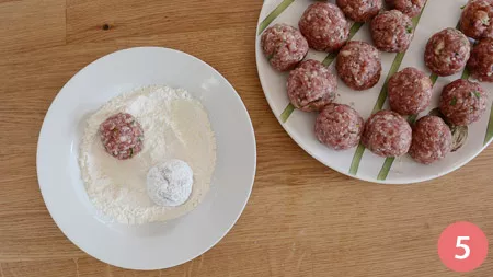 Polpette di carne ai funghi - P5