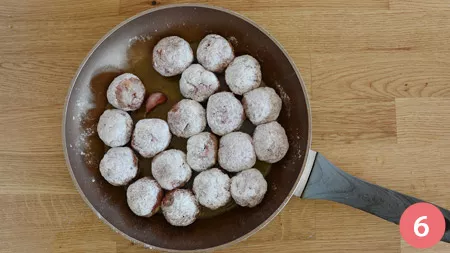 Polpette di carne ai funghi - P6