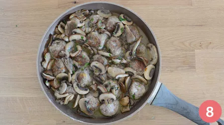 Polpette di carne ai funghi - P8
