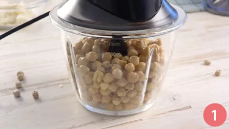 Polpette di ceci - Passaggio 1