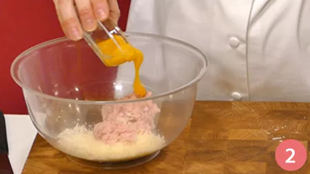 Polpette di coniglio al timo su crema di asparagi - Passaggio 2