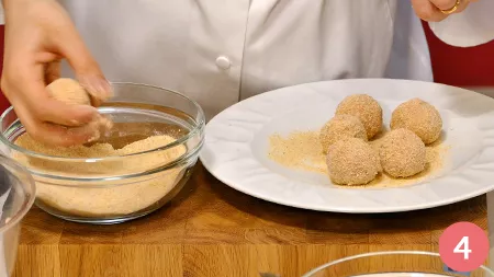 Polpette di coniglio al timo su crema di asparagi - Passaggio 4